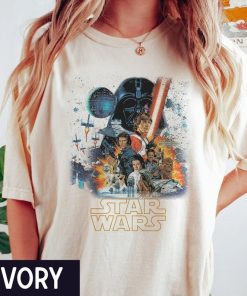 Vintage Disney Star Wars Comfort Color Shirt, Star Wars Shirt