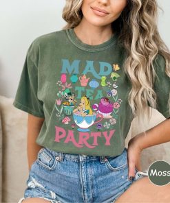 Vintage Mad Tea Party Shirt, Alice in Wonderland T Shirt