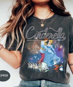 Comfort Color Retro Cinderella Shirt, Walt Disney Cinderella Shirt