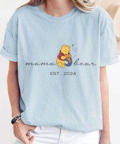 Comfort Colors® Winnie The Pooh Mama Shirt, Pooh Bear Mama Shirt