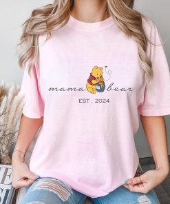 Comfort Colors® Winnie The Pooh Mama Shirt, Pooh Bear Mama Shirt