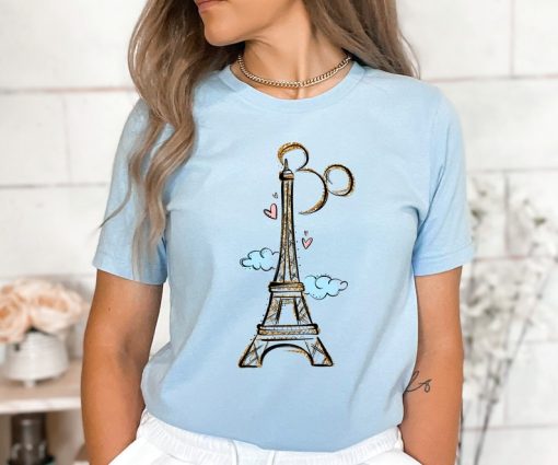 Disneyland Paris T-Shirt, Eiffel Tower Mickey Shirt, Mickey Ears Shirt