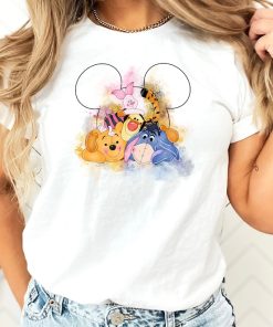 Winnie The Pooh Shirt, Disney Watercolor Shirt, Mickey Ears Shirt