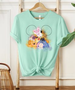 Winnie The Pooh Shirt, Disney Watercolor Shirt, Mickey Ears Shirt