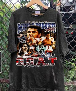 Retro 90s Graphic Design Muhammad Ali Sweatshirt - American