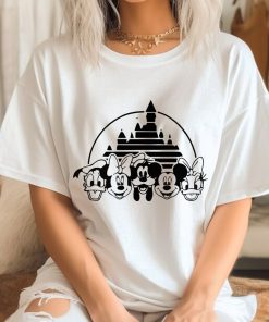 Comfort Colors® Mickey And Friends Castle Shirt, Disney Castle Shirt