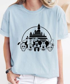 Comfort Colors® Mickey And Friends Castle Shirt, Disney Castle Shirt