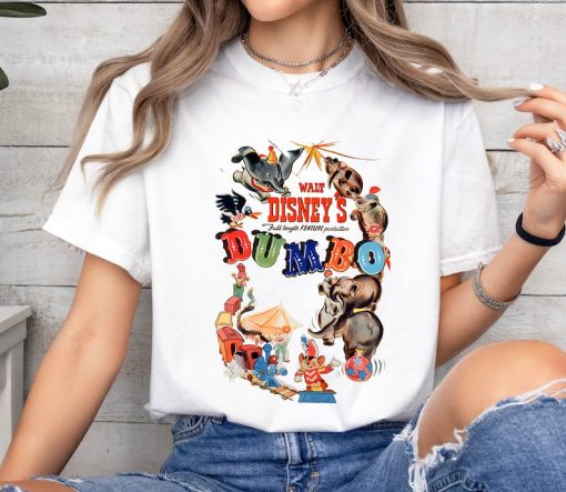 Disney Dumbo Classic Characters Logo T-Shirt