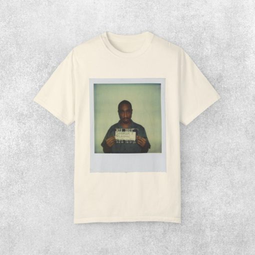 Tupac Iconic Mugshot tshirt, Trendy Y2k shirt