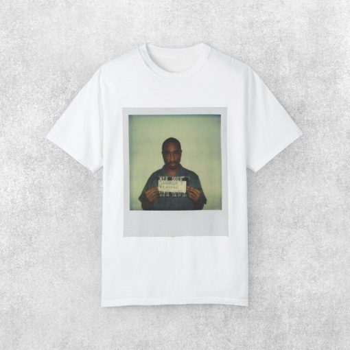 Tupac Iconic Mugshot tshirt, Trendy Y2k shirt