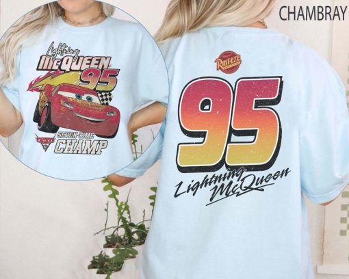 Lightning McQueen Shirt, Retro Disney Cars Shirt, Piston Cup Shirt