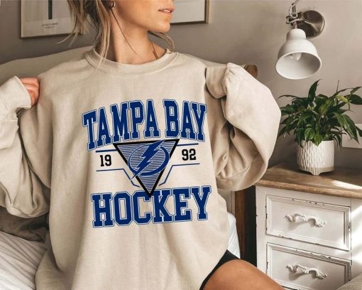 Vintage 90s Tampa Bay Lightning Sweatshirt, Tampa Bay Lightning Shirts