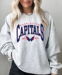 Vintage 90s Washington Capitals Hockey Sweatshirt