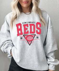 Vintage Cincinnati Reds Sweatshirt ,Cincinnati Reds baseball crewneck