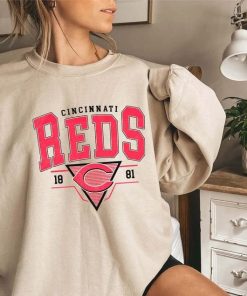 Vintage Cincinnati Reds Sweatshirt ,Cincinnati Reds baseball crewneck