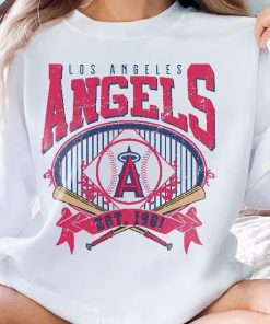 Los Angeles Baseball Sweatshirt...Vintage Style Los Angeles Baseball