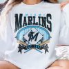 Miami Baseball Sweatshirt...Vintage Style Miami Baseball Crewneck