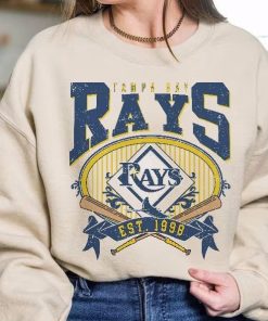 Tampa Bay Baseball Sweatshirt....Vintage Style Tampa Bay Baseball