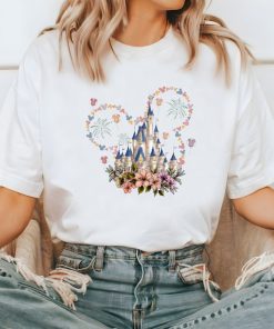 Comfort Colors® Floral Mickey Castle Shirt