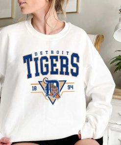 Vintage Detroit Baseball Sweatshirt Vintage Style Detroit Tigers Baseb