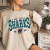 Vintage San Jose Sharks Sweatshirt, 90s Sharks Hockey Sweatshirt