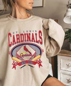 Vintage St. Louis Cardinals Baseball Sweatshirt Vintage Style St. Loui