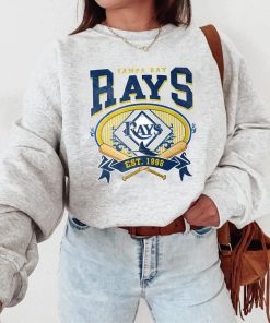 Vintage Tampa Bay Ray.s Baseball Sweatshirt, Tampa Bay Crewneck Shirt