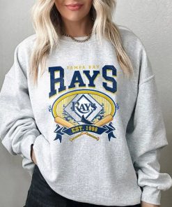 Vintage Tampa Bay Ray.s Baseball Sweatshirt, Tampa Bay Crewneck Shirt