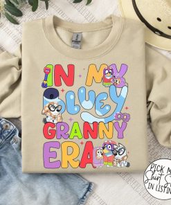 In My Granny Era Sweatshirt, Grannies Shirt, Blue Dog and Bingo Shirt