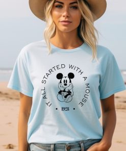 Comfort Colors® It All Started with a Mouse Shirt, Disney 1928 Shirt