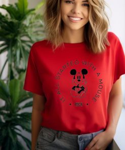 Comfort Colors® It All Started with a Mouse Shirt, Disney 1928 Shirt