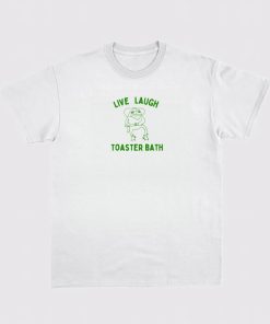 Live laugh toaster bath Unisex Heavy Cotton Tee