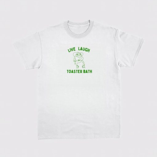 Live laugh toaster bath Unisex Heavy Cotton Tee