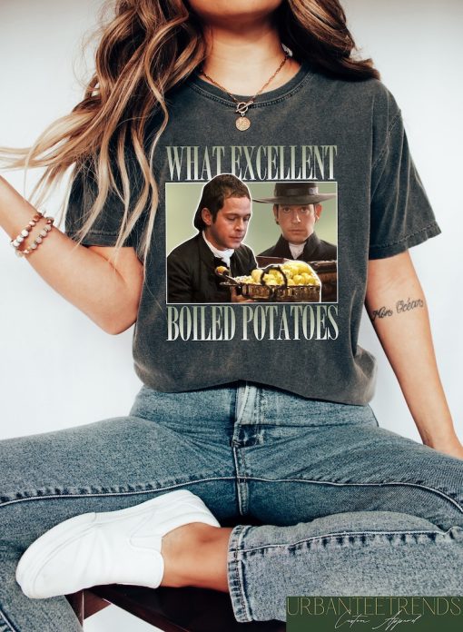 Boiled Potatoes Funny Meme T-Shirt, Pride and Prejudice Tee