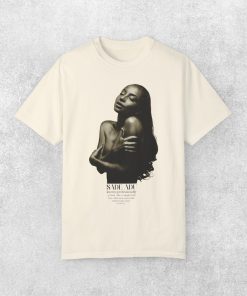 90s Singer Sade T Shirt Soldier of Love Tour Concert Print Short