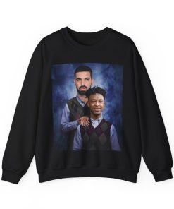 Drake 21 Savage Vintage Sweatshirt Drake Merch Hoodie Graphic Tee Step