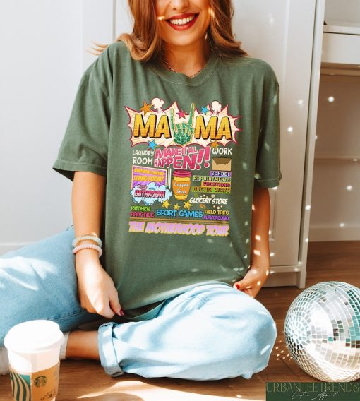 Trendy Motherhood Tour Shirt, Mama Make It All Happen Tshirt