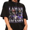 Retro Lamar Jackson Shirt, Sweatshirt Hoodie Tshirt, Football