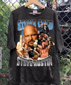 Vintage 90s Graphic Style Steve Austin TShirt - Steve Austin T-Shirt -