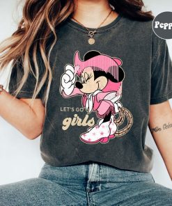 Minnie Mouse shirt, Minnie Cowgirl shirt, Let’s go girls shirt