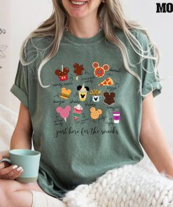 Comfort Colors® Just Here For The Snacks Shirt, Disney Food Shirt