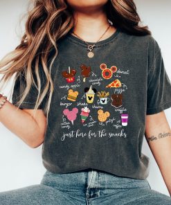 Comfort Colors® Just Here For The Snacks Shirt, Disney Food Shirt