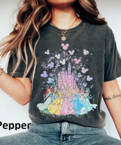 Disney Watercolor Princess Shirt, Disneyworld Princess Shirt