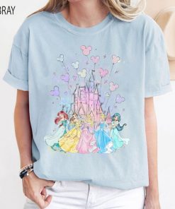 Disney Watercolor Princess Shirt, Disneyworld Princess Shirt