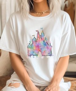 Comfort Colors® Watercolor Castle T Shirt, Disney Magic Kingdom Shirt