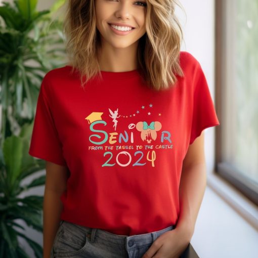 Comfort Colors® Mickey And Minnie Senior 2024 Shirt, Graduate Tee