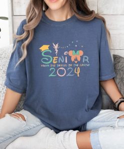 Comfort Colors® Mickey And Minnie Senior 2024 Shirt, Graduate Tee