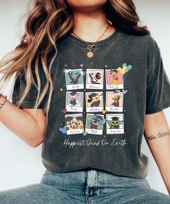 Comfort Colors® Mickey and Friends Graduation Shirt, Happiest Grad Tee