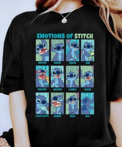 Disney Lilo and Stitch Emotions Of Stitch Shirt