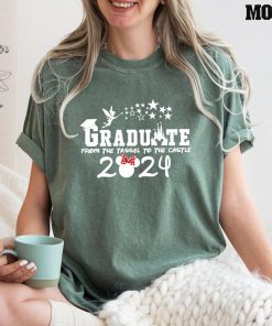 Comfort Colors® Graduate 2024 Shirt, Graduate Castle T Shirt